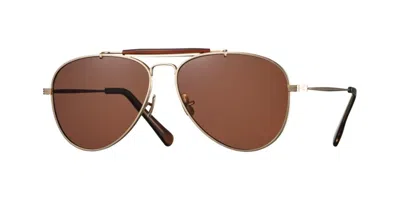 Eyevan Astro G Occhiali Da Sole Oro Per Uomo