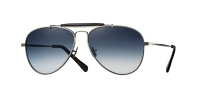 Eyevan Astro P Occhiali Da Sole Argentati Per Uomo