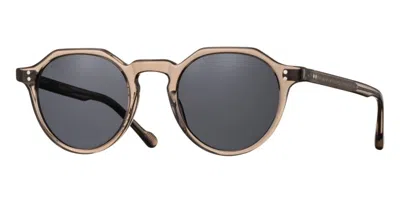 Eyevan Attache-e Sun Smk-bk Men's Sunglasses Brown Size 47