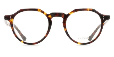 Eyevan Attache-e Tort Occhiali Da Vista Tartarugatishell Per Uomo (solo Montatura) In Brown