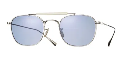 Eyevan Dazzling S-sb Men's Sunglasses Silver Size 51