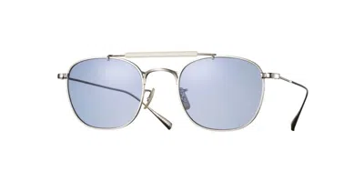 Eyevan Dazzling Sun S-sb Men's Sunglasses Silver Size 51