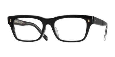 Eyevan Del Prado Pbk/s Men's Glasses Black Size 53 - Free Lenses - Blue Light Block Available