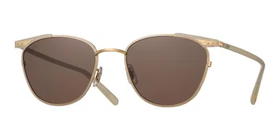 Eyevan Ellwood Iv/g Men's Sunglasses Gold Size 52