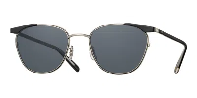 Eyevan Ellwood Pbk/s Men's Sunglasses Silver Size 52