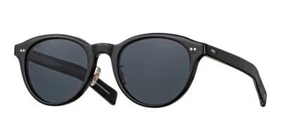 Eyevan Espada-sun-e Pbk Occhiali Da Sole Neri Per Uomo In Black