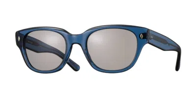 Eyevan Flash-e Aqbl Occhiali Da Sole Blu Per Uomo