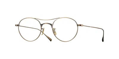 Eyevan Flicker Ag Occhiali Da Vista Oro Per Uomo (solo Montatura) In Gold