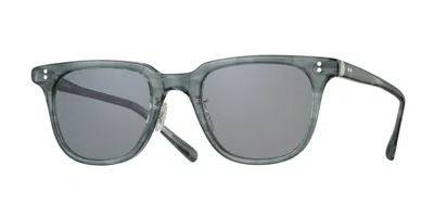 Eyevan Franz Agn Occhiali Da Sole Blu Per Uomo