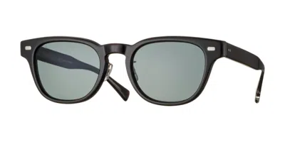 Eyevan Hank Sun Polarized Pbk Men's Sunglasses Black Size 51