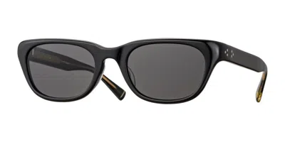 Eyevan Malecon-sun-e Pbk/bk Women's Sunglasses Black Size 53