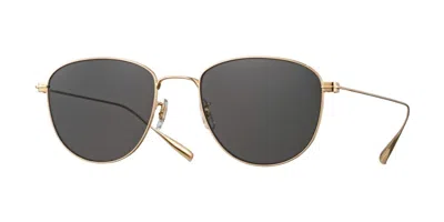 Eyevan Marti G/bk Men's Sunglasses Gold Size 52