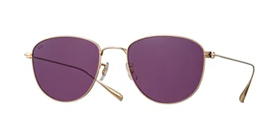 Eyevan Marti G/dp Men's Sunglasses Gold Size 52