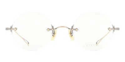 Eyevan Orbit Ag Men's Glasses Gold Size 44 - Free Lenses - Blue Light Block Available