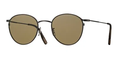 Eyevan Quincy-sun Polarized Gnbk Occhiali Da Sole Neri Per Uomo In Black