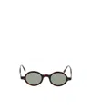 Eyevan Round-frame Sunglasses In Gray