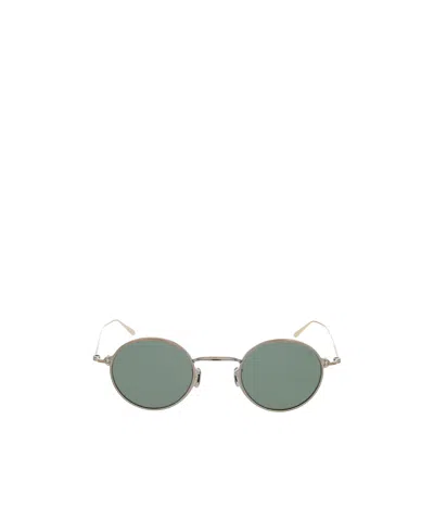 Eyevan Round-frame Sunglasses In Green