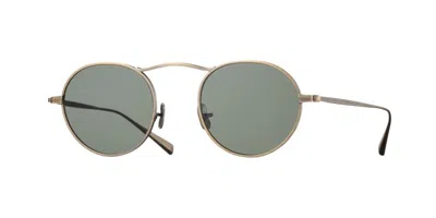 Eyevan Safari-e Ag Occhiali Da Sole Oro Per Uomo In Gold