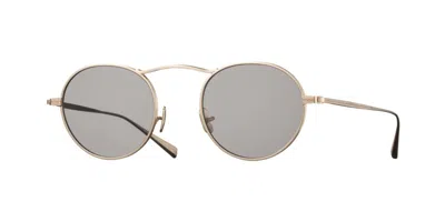 Eyevan Safari-e G Occhiali Da Sole Oro Per Uomo In Gold