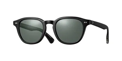 Eyevan Shelton-e Sun Pbk Men's Sunglasses Black Size 49
