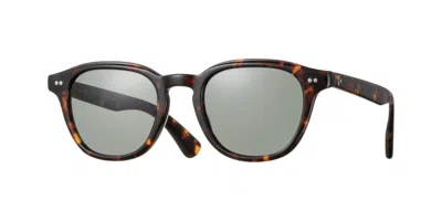 Eyevan Shelton-e Sun Tort Men's Sunglasses Tortoiseshell Size 49 In Brown