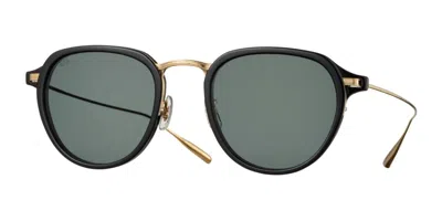 Eyevan Star Burst Pbk/g Occhiali Da Sole Neri Per Uomo In Black