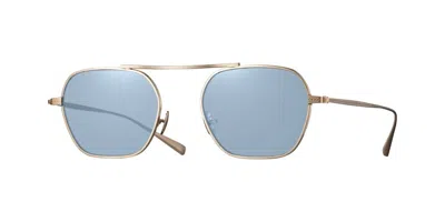 Eyevan Stripes Sun Bg Occhiali Da Sole Oro Per Uomo In Gold