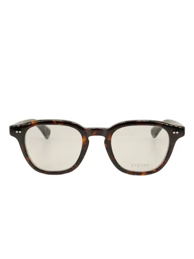 Eyevan7285 Geometric-frame Sunglasses In Brown