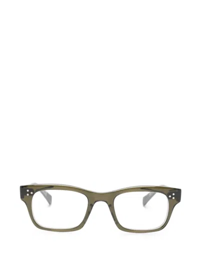 Eyevan7285 Geometric Glasses In Green