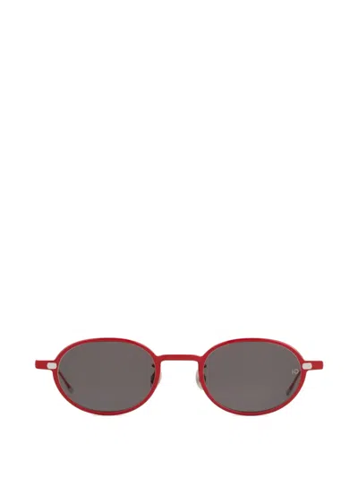 Eyevan7285 Oval-frame Sunglasses In Red