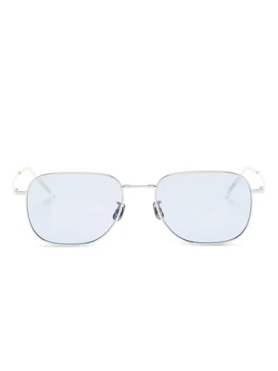 Eyevan7285 Rectangle-frame Sunglasses In Silver