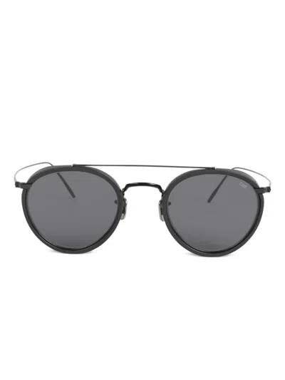 Eyevan7285 Round-frame Sunglasses In Black