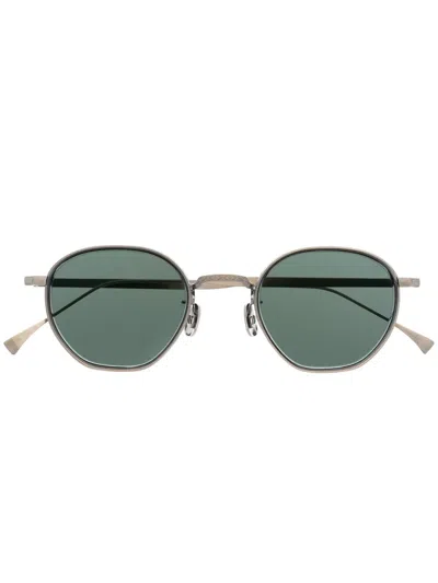 Eyevan7285 Round-frame Titanium Sunglsses