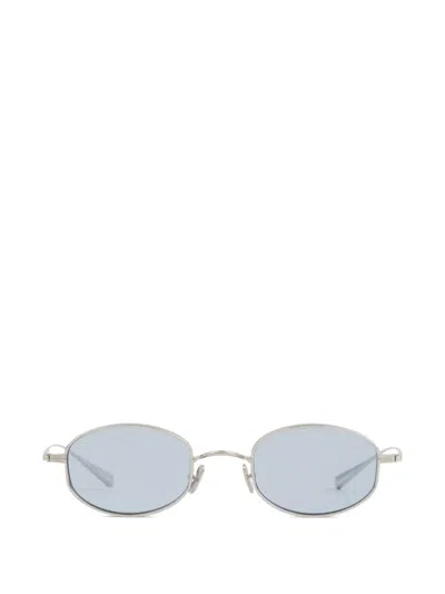 Eyevan7285 Thompson Oval-frame Sunglasses In Blue