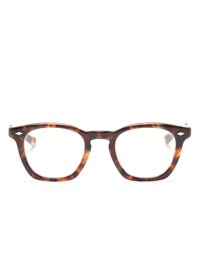 Eyevan7285 Tortoiseshell Round-frame Sunglasses In Brown