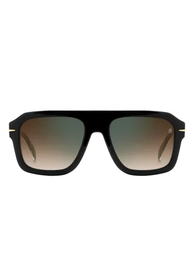 Eyewear By David Beckham 7127 Sunglasses In Black