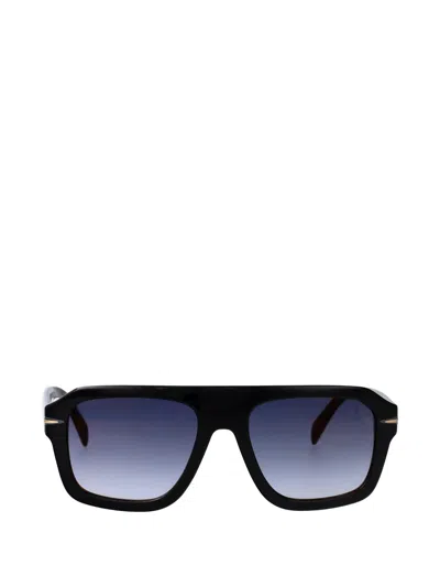 Eyewear By David Beckham Browline Sunglasses In Pattern