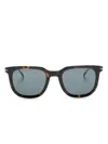 Eyewear By David Beckham Db 7119/s Square-frame Sunglasses In Brown