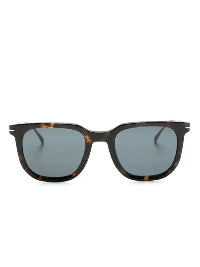 Eyewear By David Beckham Db 7119/s Square-frame Sunglasses In Brown