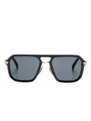 Eyewear By David Beckham Db 7136 Sunglasses In Black