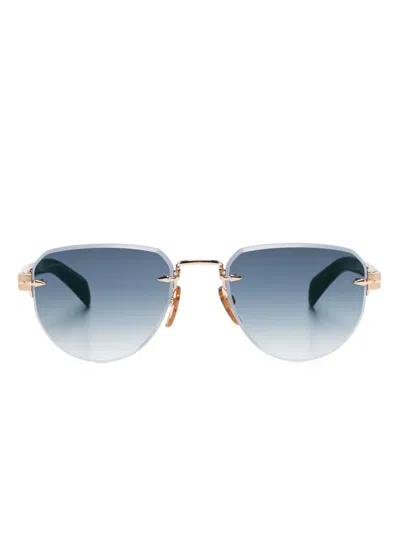 Eyewear By David Beckham Db 7144 Sunglasses In Green