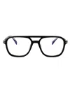 Eyewear By David Beckham Db Rectangular Acetate Eyeglasses In Black