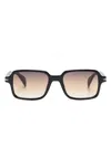 Eyewear By David Beckham Oversize-frame Sunglasses In Black