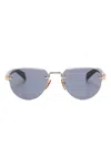 Eyewear By David Beckham Db7144s Sunglasses In Gold