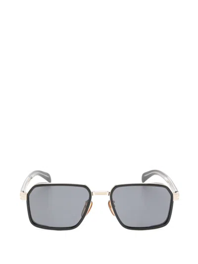 Eyewear By David Beckham Geometric-frame Sunglasses In Gray