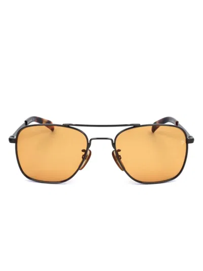 Eyewear By David Beckham Navigator-frame Sunglasses In 银色
