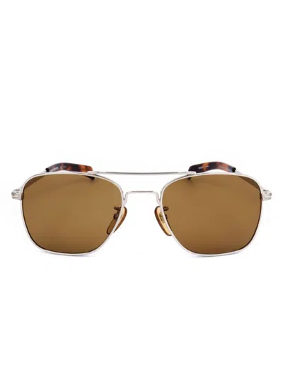 Eyewear By David Beckham Navigator-frame Sunglasses In Silber