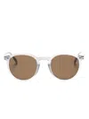 Eyewear By David Beckham Pantos-frame Sunglasses In 灰色