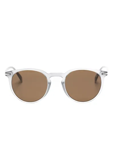 Eyewear By David Beckham Pantos-frame Sunglasses In 灰色