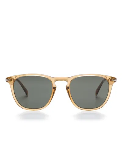 Eyewear By David Beckham Pantos-frame Sunglasses In Braun